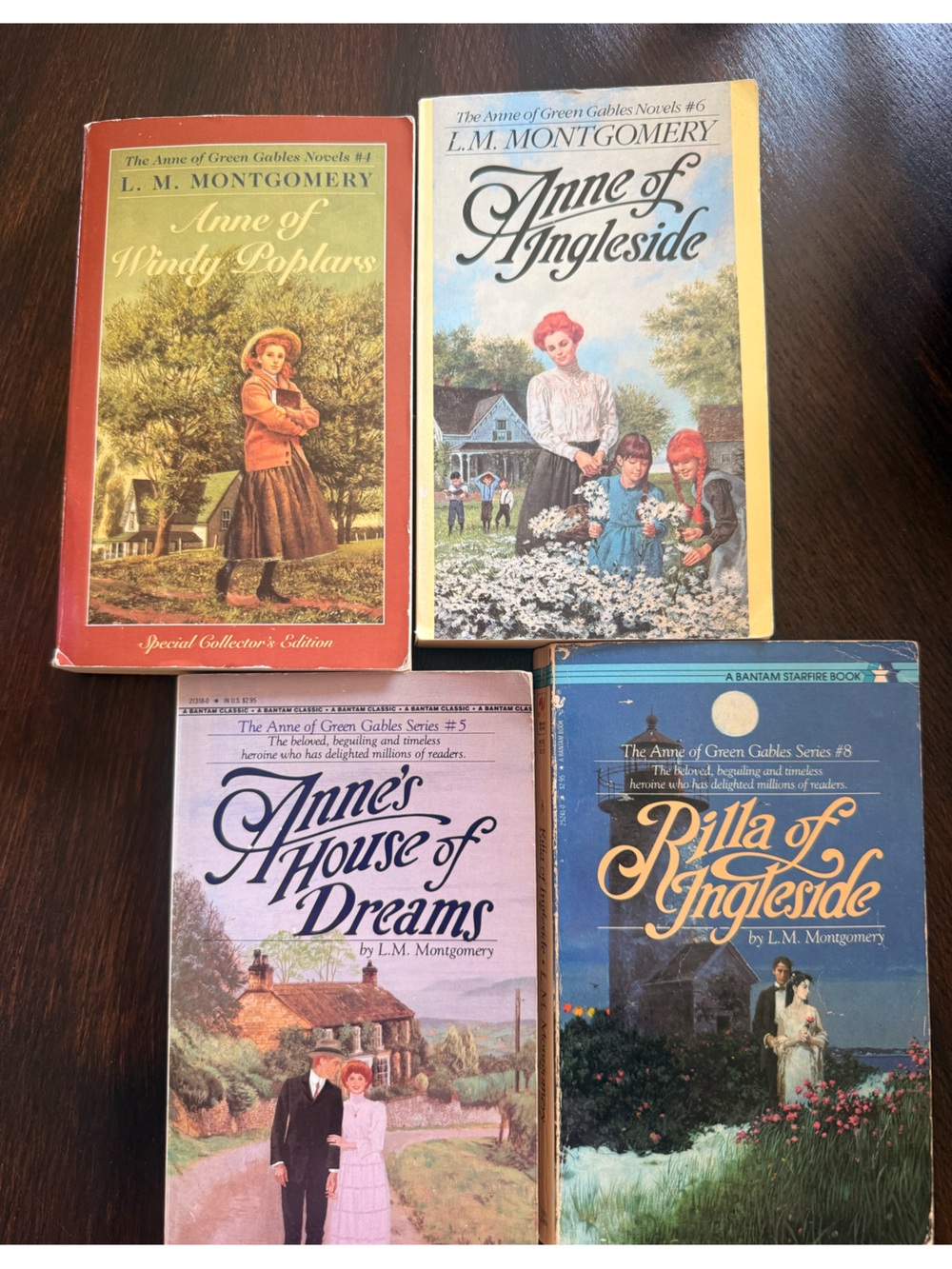Anne of Green Gables Books 4,5,6 & 8